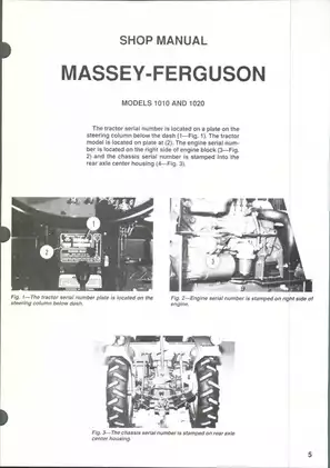 Massey Ferguson 1010 & 1020 Tractor Service Manual | Maintenance and Repair Guide
