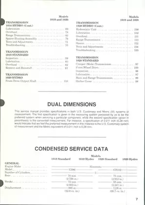 1982-1994 Massey Ferguson MF 1010, MF 1020 tractor shop manual Preview image 3