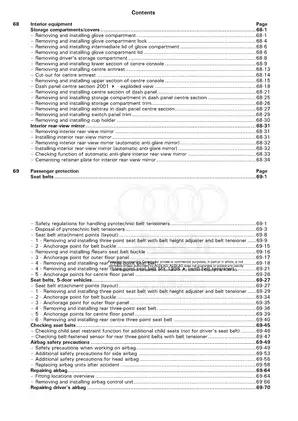 1997-2001 Audi A3, 8L workshop manual Preview image 3