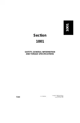 1999 Case Crawler Excavators 788 & 988 Service Manual Preview image 3
