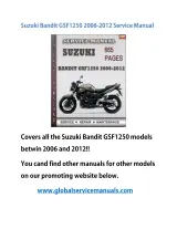 Suzuki Bandit GSF1250 2006–2012 Service Manual (P/N 99500-39300-01G) – preview page 1