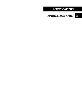 2006-2012 Suzuki Bandit GSF1250 service repair maintenance manual Preview image 5