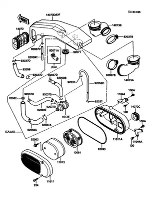 1986-2004 Kawasaki Vulcan 750, VN750 Twin repair manual Preview image 2