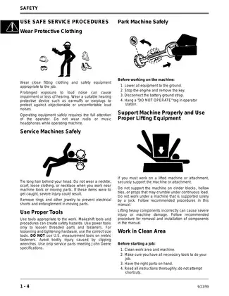 John Deere 425, 445, and 455 Lawn and Garden Tractor Technical Manual (Diesel Engine) Preview image 5