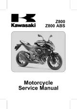 2012–2016 Kawasaki Z800 / Z800 ABS OEM Service Manual (P/N 99924-1463-01) – preview page 1