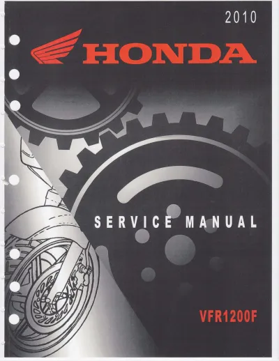 Preview: 2010 Honda VFR1200F Sport-Touring Service Manual (P/N 61MGE00)