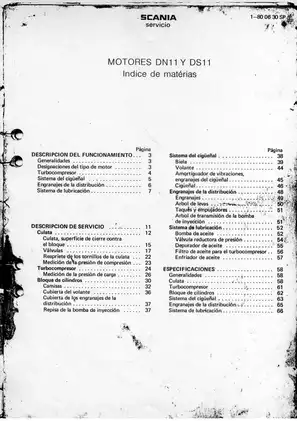 SCANIA DS11/ DN11 Diesel Engine Service Manual Preview image 2