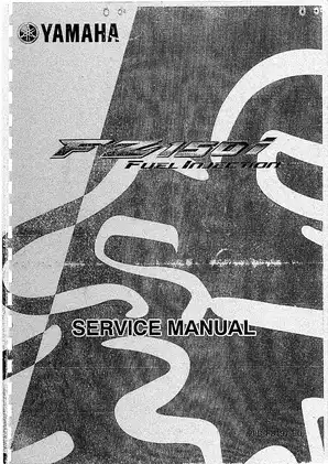 2008-2013 Yamaha FZ150i V-Ixion service manual