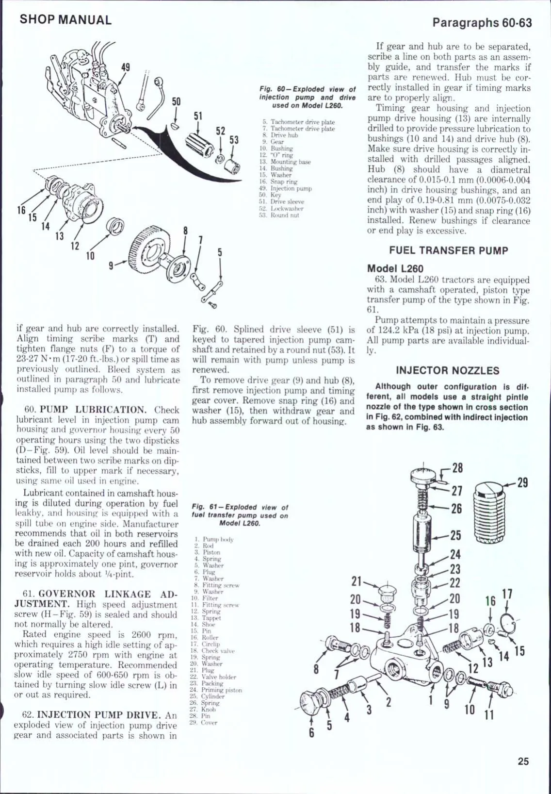 Kubota tractors manual. Models: L175, L210, L225, L225DT, L260 Preview image 5