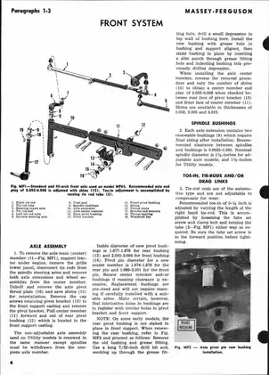 Massey-Ferguson MF65 tractor shop manual Preview image 4