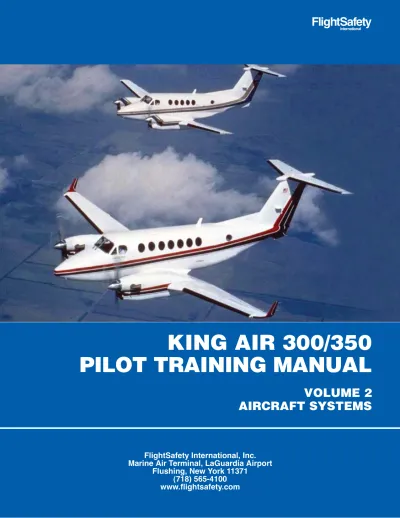 Preview: Beechcraft King Air 300/350 Pilot Training Manual - Aircraft Systems (Volume 2, copyright 2001)