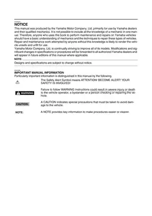 Yamaha FJR1300A(V) 2006 Service Manual Preview image 3