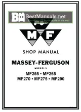 Massey-Ferguson MF255 MF265 MF270 MF275 MF290 Tractor 1980 Service Manual (P/N 9780872885271) – preview page 1