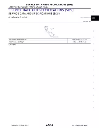2013 Nissan Pathfinder R52 series Accelerator Control System manual Preview image 5