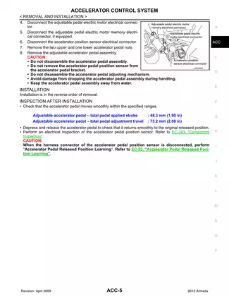 2010-2013 Nissan Armada repair manual Preview image 5