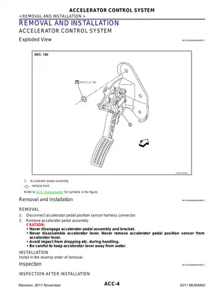 2011-2013 Nissan Murano repair manual Preview image 4