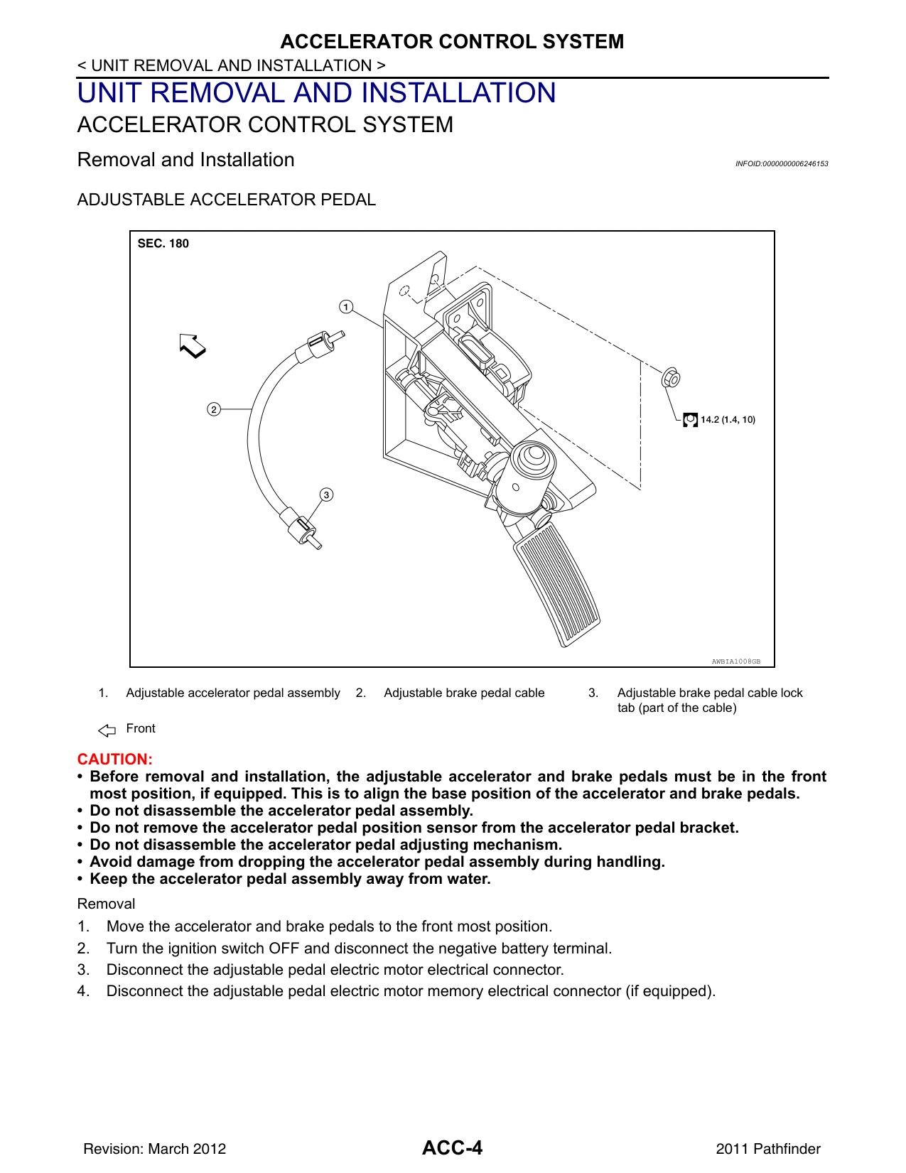 2011-2013 Nissan Pathfinder shop manual Preview image 4