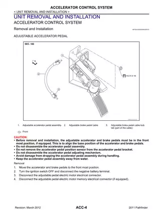 2011-2013 Nissan Pathfinder Accelerator Control System manual Preview image 4