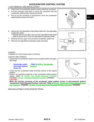 2011-2013 Nissan Pathfinder shop manual Preview image 5