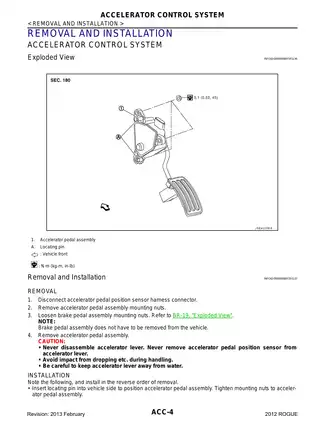 2012-2013 Nissan Rogue S35 service manual Preview image 4