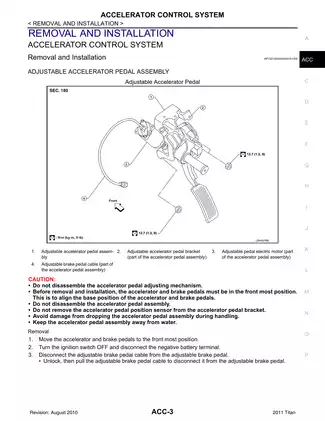 2011-2013 Nissan Titan A60 Accelerator Control System manual Preview image 3