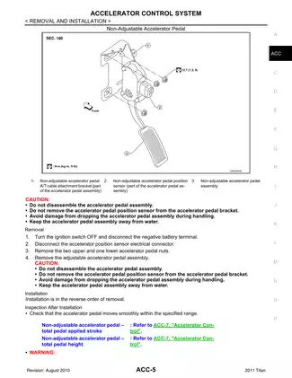 2011-2013 Nissan Titan A60 repair manual Preview image 5