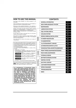 Honda CBR125RW Service Repair Manual (2004-2007) - Comprehensive Digital Guide Preview image 3