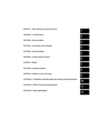 Briggs & Stratton single cylinder OHV air-cooled engine service manual Preview image 4