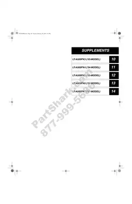 Suzuki LT-A500F Service Manual (Comprehensive Guide) Preview image 3