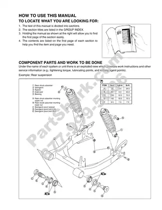 2002-2007 Suzuki Vinson 500 LT-A500F repair manual Preview image 4