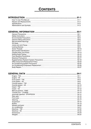 1999-2004 Land Rover Discovery series II workshop manual Preview image 4