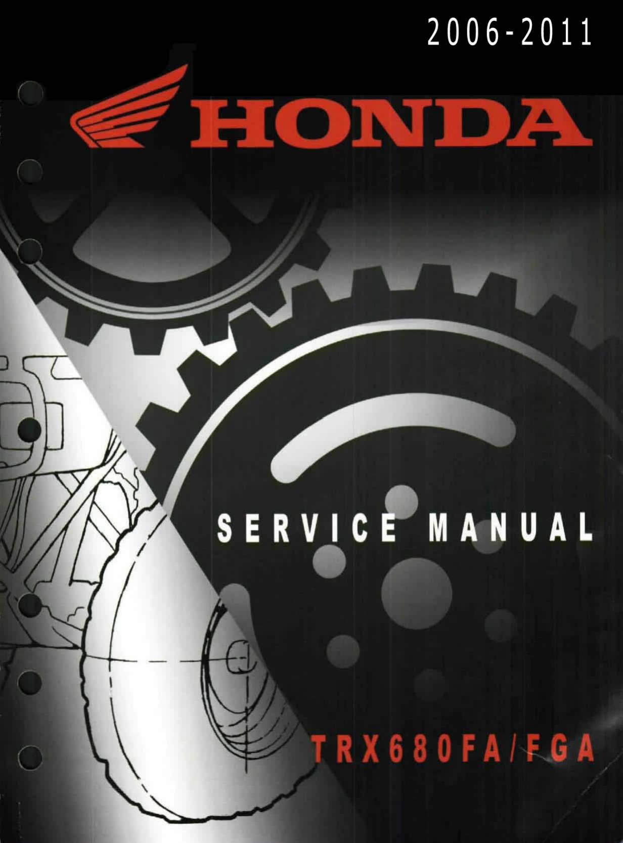 2006-2011 Honda Rincon 680, TRX680FA, TRX680FGA  repair manual Preview image 6