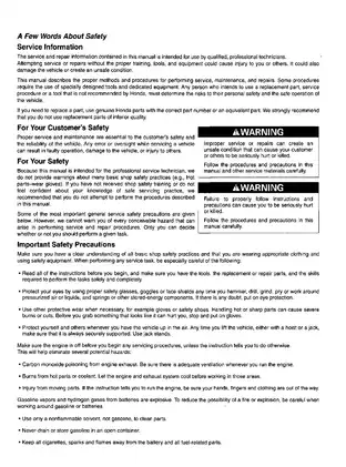 Honda ATV Service Manual for TRX680FGA Models Preview image 2