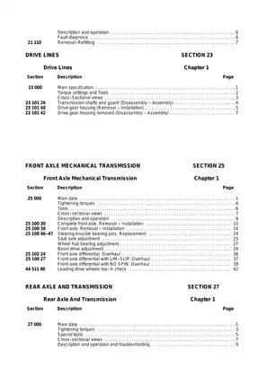CASE IH JX Series Tractors Service Manual - Comprehensive Guide Preview image 5