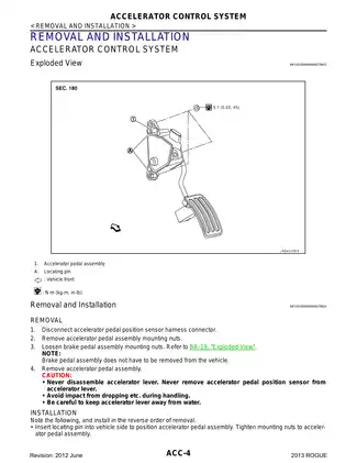 2013 Nissan Rogue repair manual Preview image 4