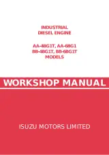 1999 and Later Isuzu AA-4BG1T, AA-6BG1, BB-4BG1T & BB-6BG1T Industrial Diesel Engine Workshop Manual (P/N IDE-2370) – preview page 1