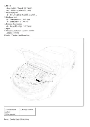 KIA Optima 2013 G 2.4 GDI Service Manual - Comprehensive Repair Guide Preview image 5