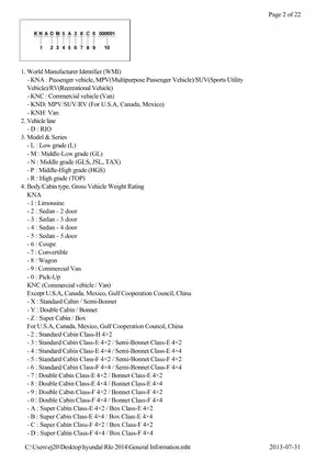 2014 Hyundai Rio 1.6 GDI Service Manual & Repair Guide Preview image 2