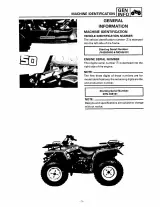 1987–1997 Yamaha Big Bear 350 4WD YFM350FW Service Manual (P/N LIT-11616-FM-37) – preview page 3