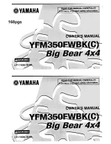 1997–1999 Yamaha Big Bear 350 4x4 Owner's Manual (P/N LIT-11616-10-58) – preview page 1