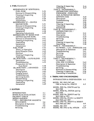 1965-1989 Mercury 45, 50, 60, 65, 70, 75, 80, 85, 90, 10, 115 outboard motor service manual Preview image 3