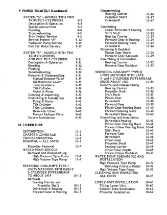 Comprehensive Outboard Motor Manual for Mercury Engines (1965-Present) Preview image 5