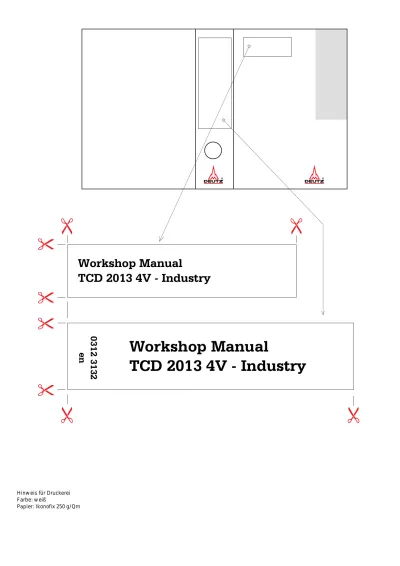 Preview: 2013 Deutz TCD 2013 4V engine Workshop Manual (P/N 0312 3132 en)