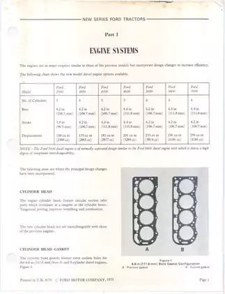 Ford 2600, 3600, 4100, 4600, 5600, 6600, 7600 tractor manual Preview image 2