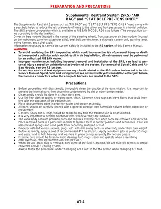 1993-2007 Nissan Terrano automatic transmission manual Preview image 4