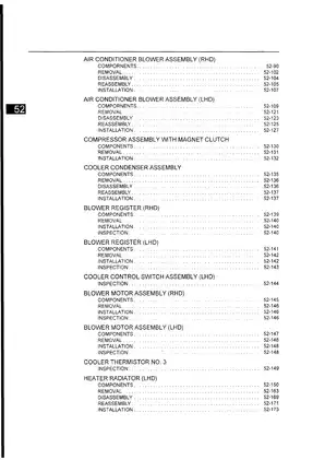 2006-2013 Daihatsu Materia Air Conditioner manual Preview image 2