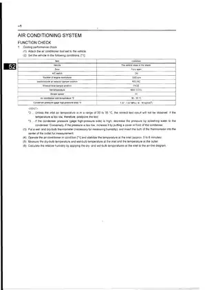 2006-2013 Daihatsu Materia Air Conditioner manual Preview image 4