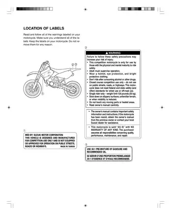 2002-2013 Suzuki RM85/L repair manual Preview image 5