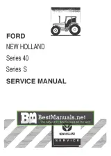 1991–1995 Ford 5640, 6640, 7740, 7840, 8240, 8340 & New Holland S90, S100 Tractor Service Manual (P/N SE 4840-8) – preview page 1