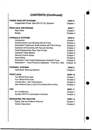 Ford New Holland series 40, series S, 5640, 6640, 7740, 7840, 8240, 8340 row-crop tractor manual Preview image 5